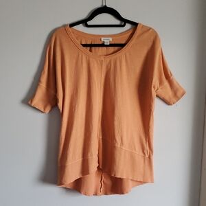 Sundance Y2K Boho Orange Short Sleeve Shirt
